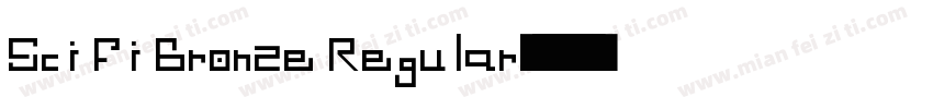 Sci Fi Bronze Regular字体转换